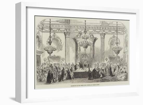Investiture of the Order of St Patrick, at Dublin Castle-null-Framed Giclee Print