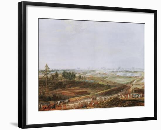 Investment of Yorktown, America by Americans and French in 1781 Painted 1784-Louis Nicolas van Blarenberghe-Framed Giclee Print