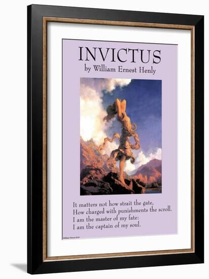 Invictus-null-Framed Art Print