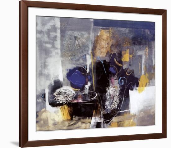 Invierno Azul-null-Framed Art Print