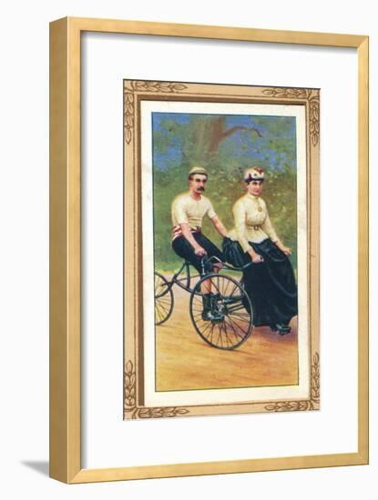 Invincible Tandem Tricycle', 1939-Unknown-Framed Giclee Print