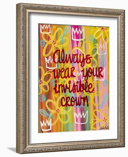 Invisible Crown-Carla Bank-Framed Giclee Print