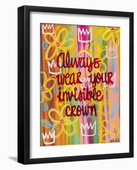 Invisible Crown-Carla Bank-Framed Giclee Print