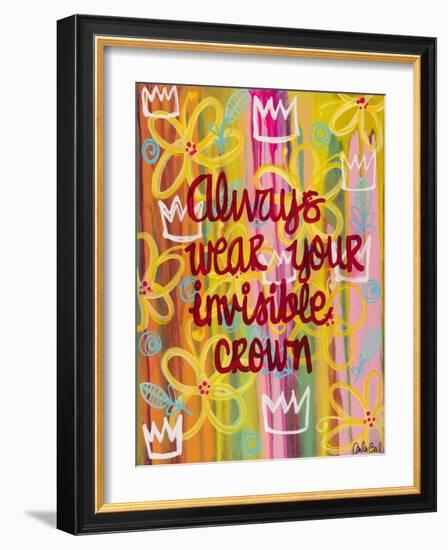 Invisible Crown-Carla Bank-Framed Giclee Print