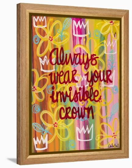 Invisible Crown-Carla Bank-Framed Premier Image Canvas