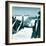 Invitation - Aqua-Malcolm Sanders-Framed Giclee Print