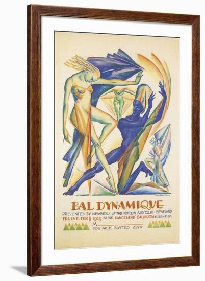 Invitation to Modern Dance Concert, 1929-null-Framed Giclee Print