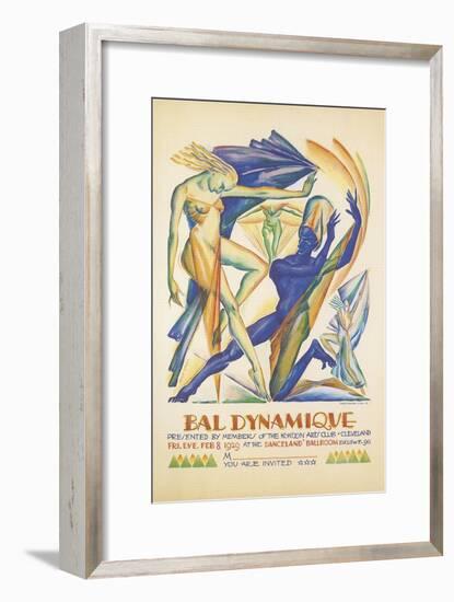 Invitation to Modern Dance Concert, 1929-null-Framed Giclee Print