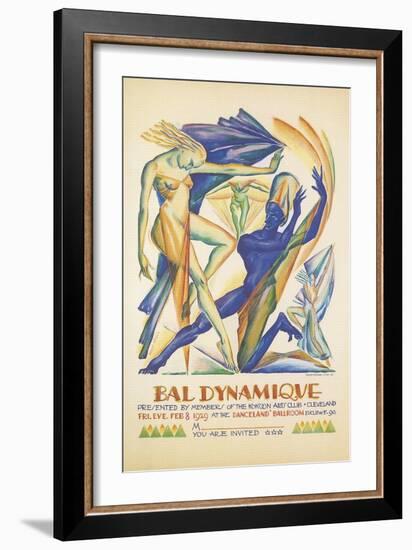 Invitation to Modern Dance Concert, 1929-null-Framed Giclee Print