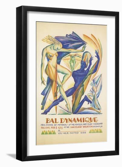 Invitation to Modern Dance Concert, 1929-null-Framed Giclee Print