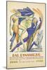 Invitation to Modern Dance Concert, 1929-null-Mounted Giclee Print