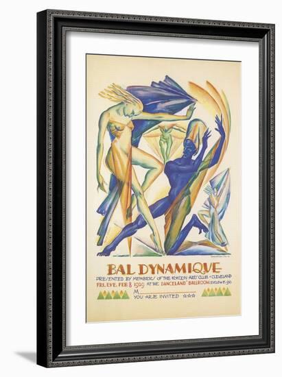 Invitation to Modern Dance Concert, 1929-null-Framed Giclee Print