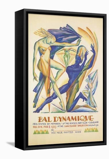 Invitation to Modern Dance Concert, 1929-null-Framed Premier Image Canvas