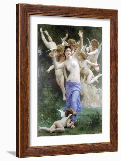 Invitation-William Adolphe Bouguereau-Framed Art Print