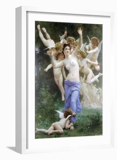 Invitation-William Adolphe Bouguereau-Framed Art Print