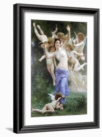 Invitation-William Adolphe Bouguereau-Framed Art Print