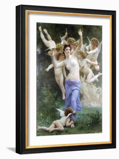 Invitation-William Adolphe Bouguereau-Framed Art Print