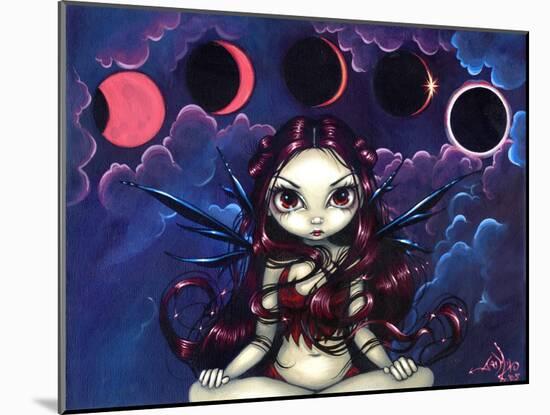 Invoking the Eclipse - Moon Fairy-Jasmine Becket-Griffith-Mounted Art Print