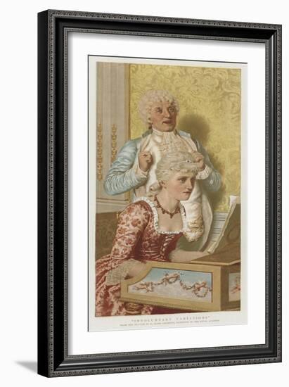 Involuntary Variations-Edmund Blair Leighton-Framed Giclee Print