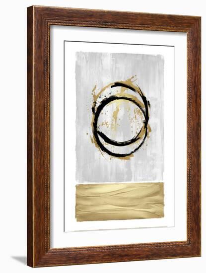 Inward White I-Natalie Harris-Framed Art Print