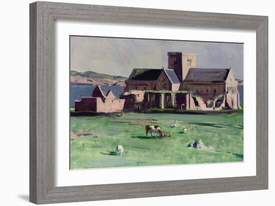 Iona Abbey from the Northwest-Francis Campbell Boileau Cadell-Framed Giclee Print