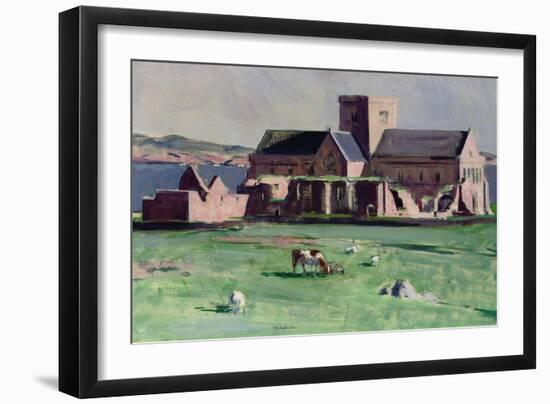 Iona Abbey from the Northwest-Francis Campbell Boileau Cadell-Framed Giclee Print