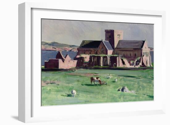 Iona Abbey from the Northwest-Francis Campbell Boileau Cadell-Framed Giclee Print