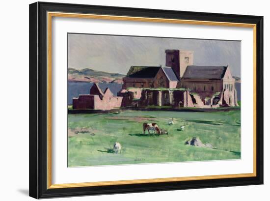 Iona Abbey from the Northwest-Francis Campbell Boileau Cadell-Framed Giclee Print