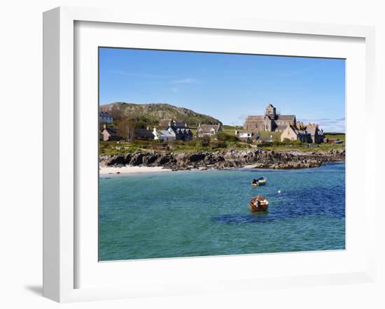 Iona Abbey, Isle of Iona, Inner Hebrides, Scotland, Uk-Patrick Dieudonne-Framed Photographic Print