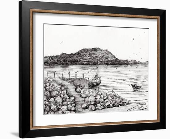 Iona from Mull, Scotland, 2007-Vincent Alexander Booth-Framed Giclee Print