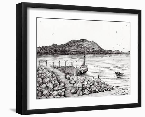 Iona from Mull, Scotland, 2007-Vincent Alexander Booth-Framed Giclee Print