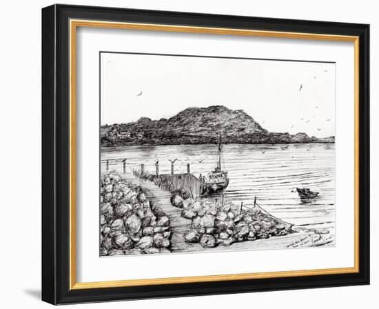 Iona from Mull, Scotland, 2007-Vincent Alexander Booth-Framed Giclee Print