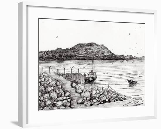 Iona from Mull, Scotland, 2007-Vincent Alexander Booth-Framed Giclee Print