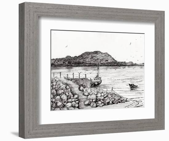 Iona from Mull, Scotland, 2007-Vincent Alexander Booth-Framed Giclee Print