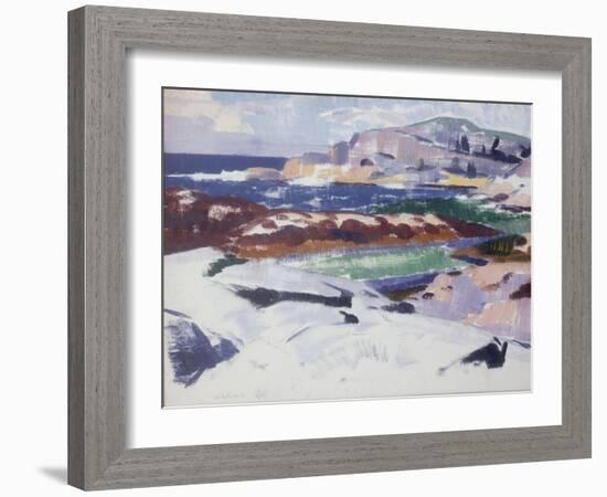 Iona, Port Ban-Francis Campbell Boileau Cadell-Framed Giclee Print