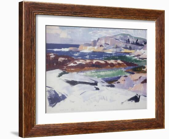 Iona, Port Ban-Francis Campbell Boileau Cadell-Framed Giclee Print