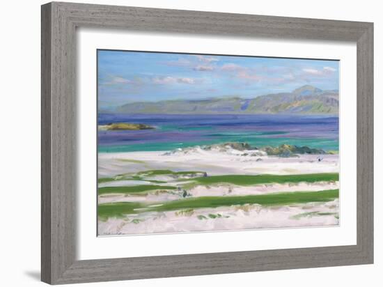 Iona Sound and Ben More-Francis Campbell Boileau Cadell-Framed Giclee Print