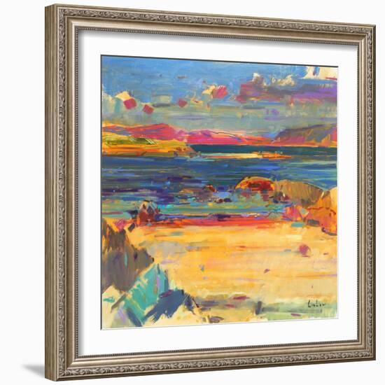 Iona to Mull, 2012 (Oil on Canvas)-Peter Graham-Framed Giclee Print