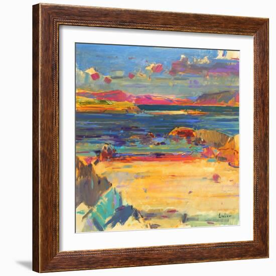 Iona to Mull, 2012 (Oil on Canvas)-Peter Graham-Framed Giclee Print