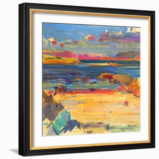 Iona to Mull, 2012 (Oil on Canvas)-Peter Graham-Framed Giclee Print