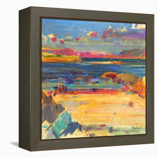 Iona to Mull, 2012-Peter Graham-Framed Premier Image Canvas