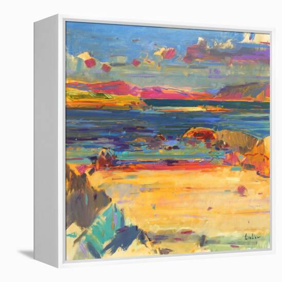 Iona to Mull, 2012-Peter Graham-Framed Premier Image Canvas