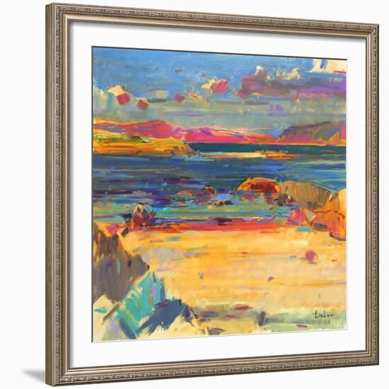 Iona to Mull, 2012-Peter Graham-Framed Giclee Print