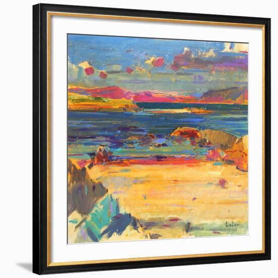 Iona to Mull, 2012-Peter Graham-Framed Giclee Print