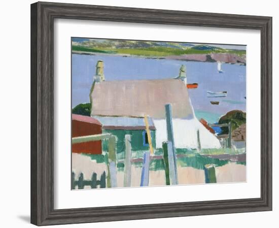 Iona, Towards Mull, c.1927-Francis Campbell Boileau Cadell-Framed Giclee Print