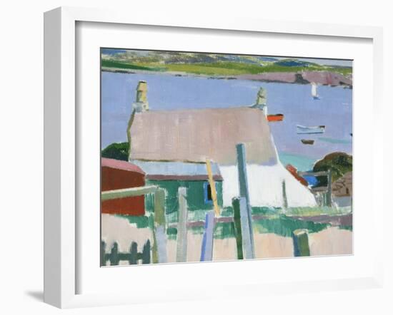 Iona, Towards Mull, c.1927-Francis Campbell Boileau Cadell-Framed Giclee Print