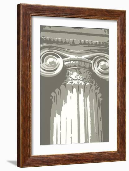 Ionic Order-Ethan Harper-Framed Art Print