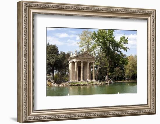 Ionic Temple of Aesculapius, God of Healing, Designed by Antonio Asprucci-James Emmerson-Framed Photographic Print