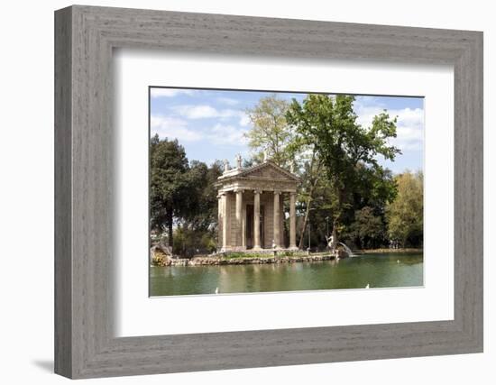 Ionic Temple of Aesculapius, God of Healing, Designed by Antonio Asprucci-James Emmerson-Framed Photographic Print