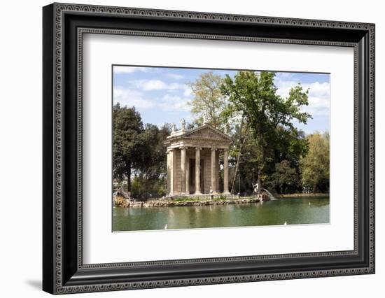 Ionic Temple of Aesculapius, God of Healing, Designed by Antonio Asprucci-James Emmerson-Framed Photographic Print